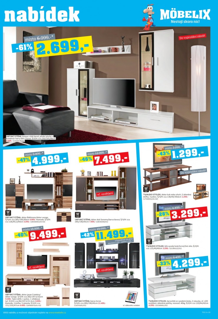 let�k Mobelix Aktu�ln� prospekt od 18.3.2013 strana 1