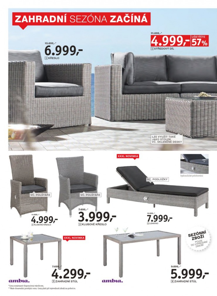 leták XXXLutz Zahradní katalog od 18.3.2013 strana 1 leták XXXLutz Zahradní katalog od 18.3.2013 strana 1