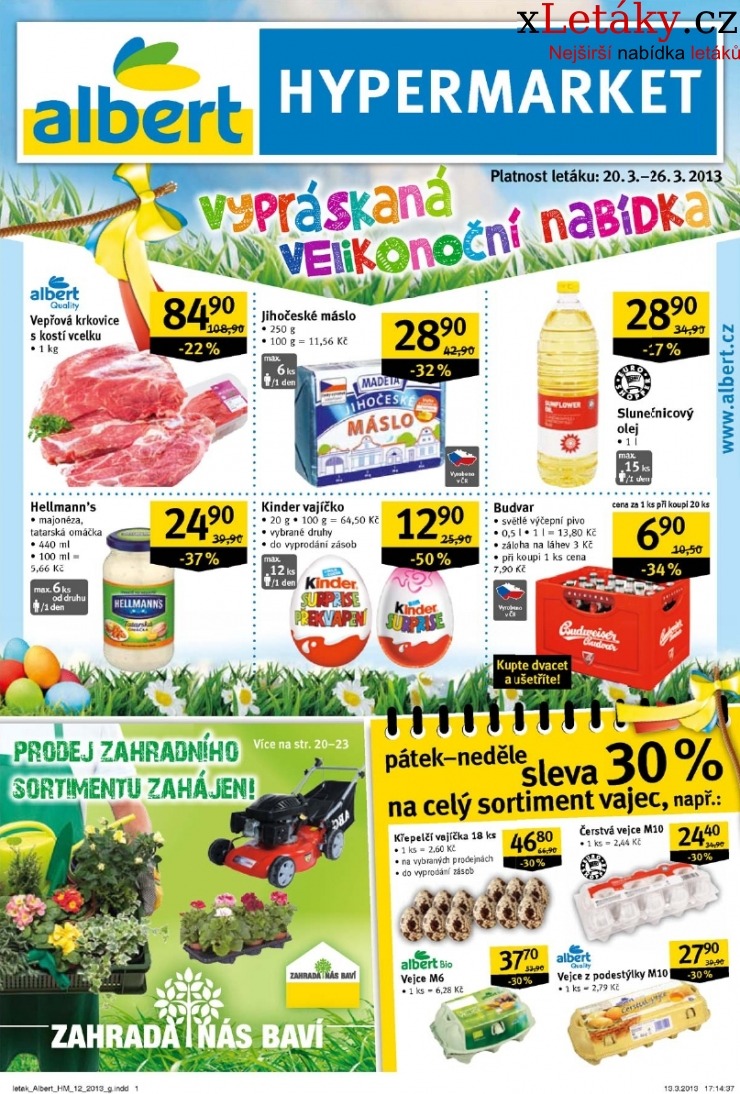 leták Albert Hypermarket akční leták strana 1 leták Albert Hypermarket akční leták strana 1
