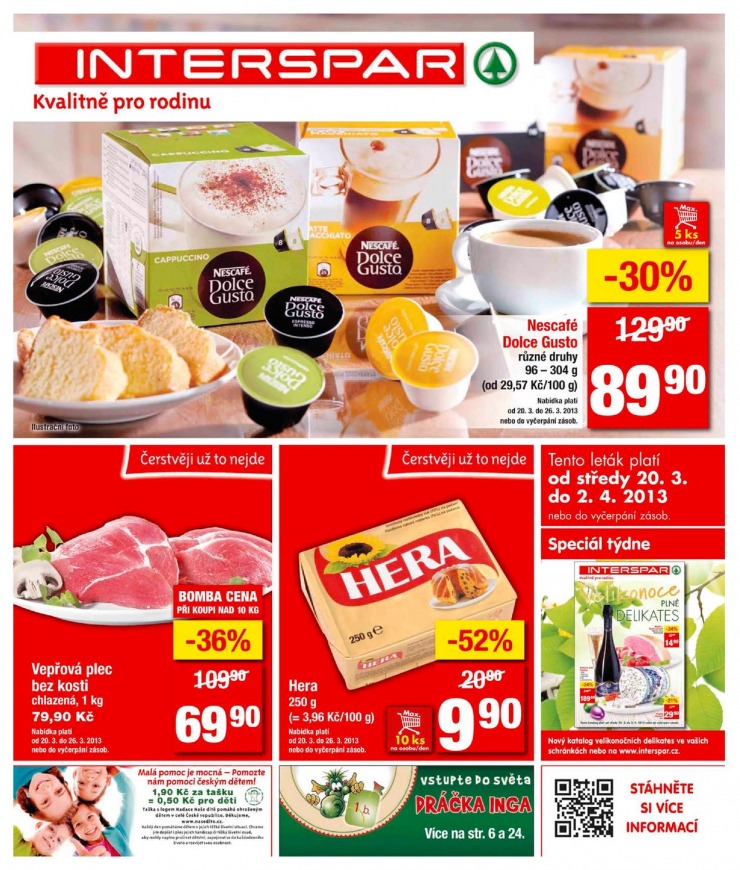 leták Interspar Akční nabídka od 20.3.2013 strana 1 leták Interspar Akční nabídka od 20.3.2013 strana 1