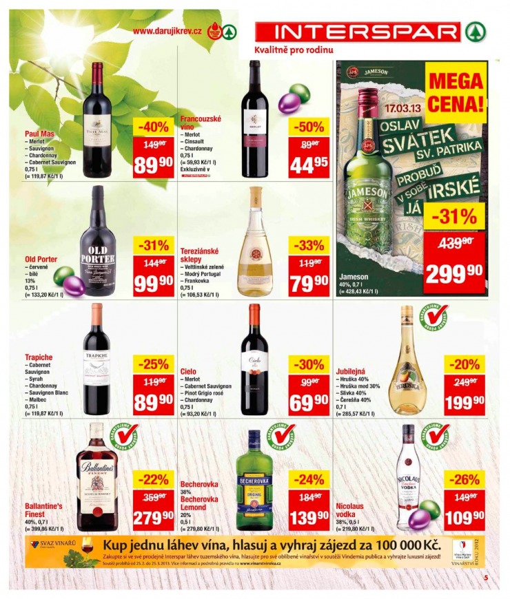 leták Interspar Akční nabídka od 20.3.2013 strana 1 leták Interspar Akční nabídka od 20.3.2013 strana 1
