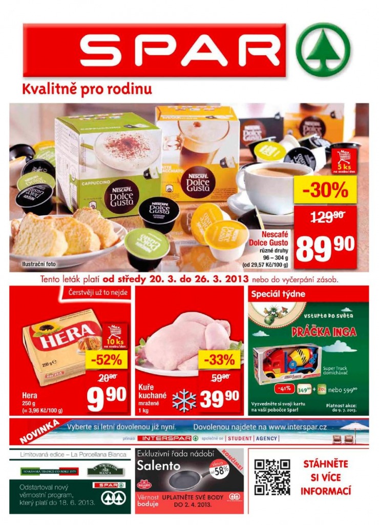 letk Interspar nabdka Spar od 20.3.2013 strana 1