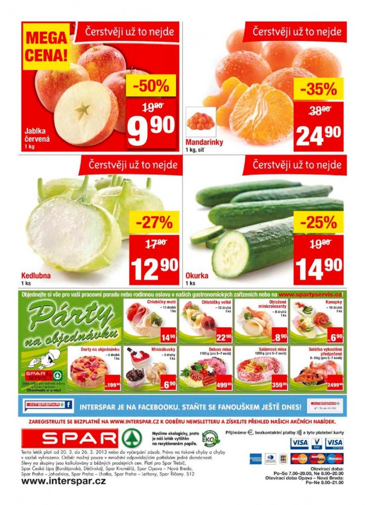 leták Interspar nabídka Spar od 20.3.2013 strana 1 leták Interspar nabídka Spar od 20.3.2013 strana 1