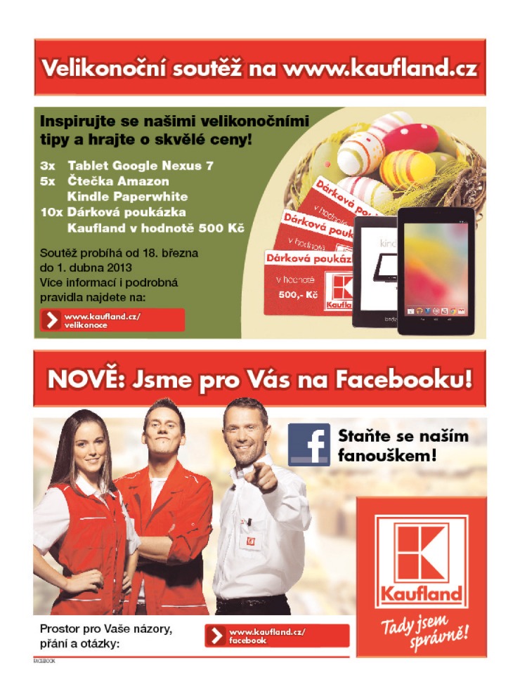 leták Kaufland Aktuální nabídka od 21.3.2013 strana 1 leták Kaufland Aktuální nabídka od 21.3.2013 strana 1