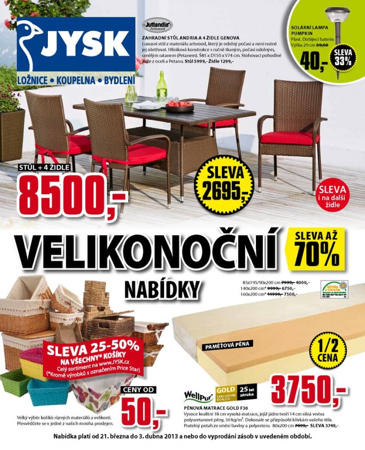 letk Jysk Nabdka tdne od 21.3.2013 strana 1