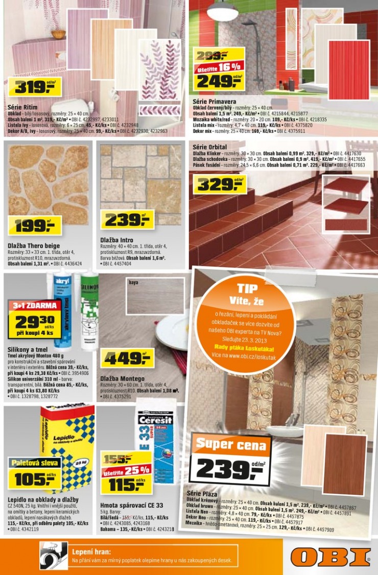 let�k OBI Aktu�ln� let�k od 21.3.2013 strana 1