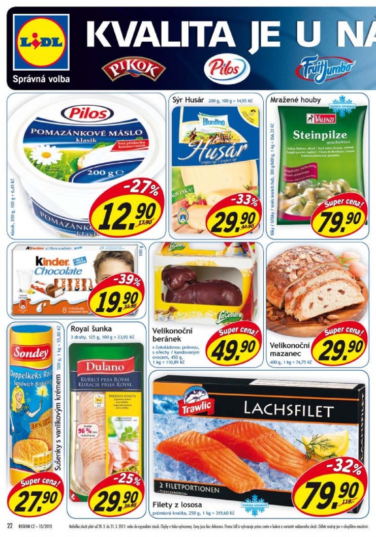 leták Lidl Akční nabídka od 25.3.2013 strana 1 leták Lidl Akční nabídka od 25.3.2013 strana 1