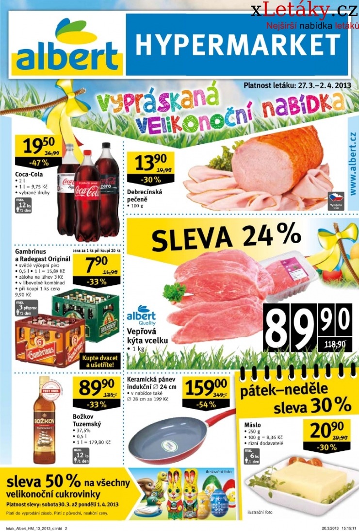 leták Albert Hypermarket akční leták strana 1 leták Albert Hypermarket akční leták strana 1
