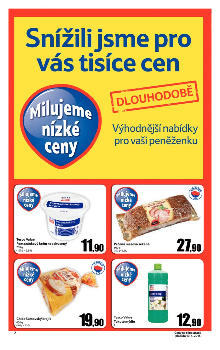 leták Tesco velké hypermarkety od 27.3.2013 strana 1 leták Tesco velké hypermarkety od 27.3.2013 strana 1