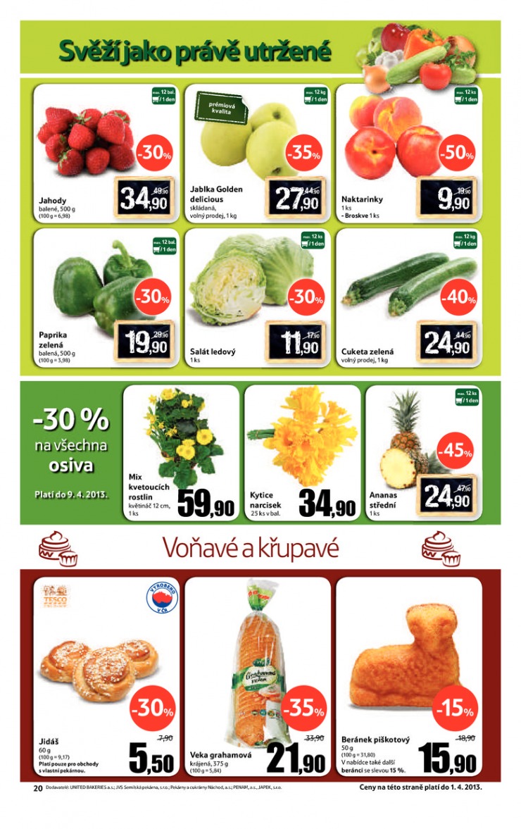 leták Tesco velké hypermarkety od 27.3.2013 strana 1 leták Tesco velké hypermarkety od 27.3.2013 strana 1
