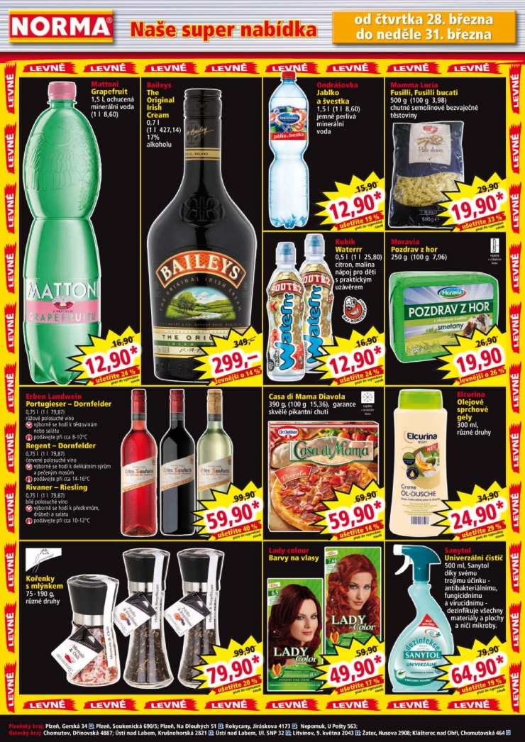 leták Norma Aktuální leták od 25.3.2013 strana 1 leták Norma Aktuální leták od 25.3.2013 strana 1