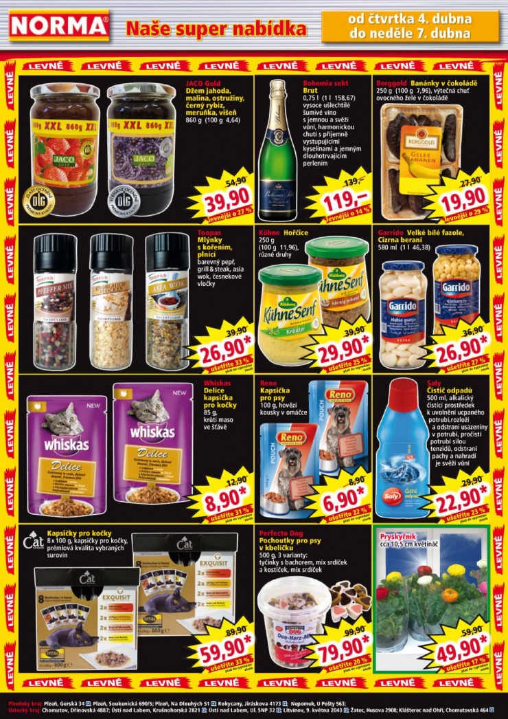 leták Norma Aktuální leták od 1.4.2013 strana 1 leták Norma Aktuální leták od 1.4.2013 strana 1
