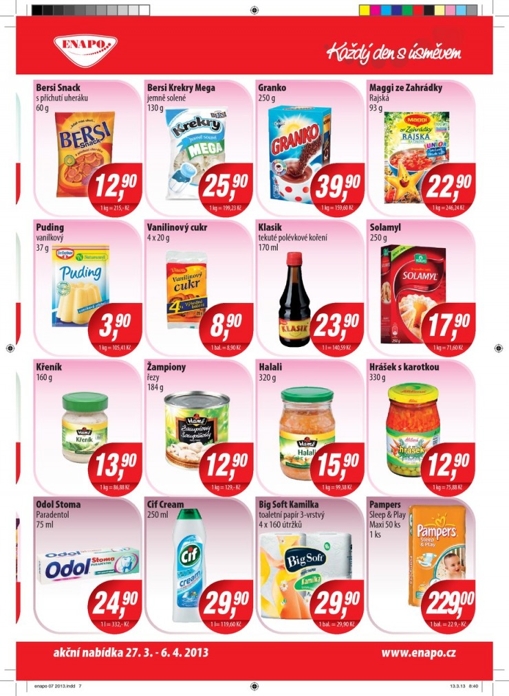 leták Enapo Akční leták od 27.3.2013 strana 1 leták Enapo Akční leták od 27.3.2013 strana 1