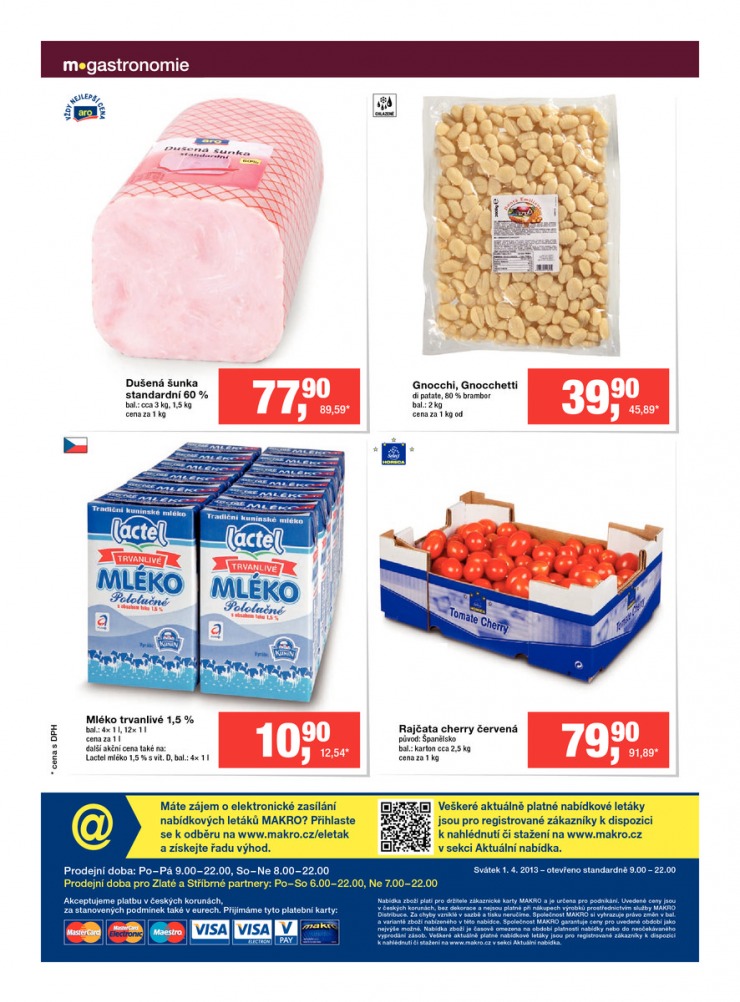 leták Makro Gastronomie Čerstvé potraviny od 27.3.2013 strana 1 leták Makro Gastronomie Čerstvé potraviny od 27.3.2013 strana 1