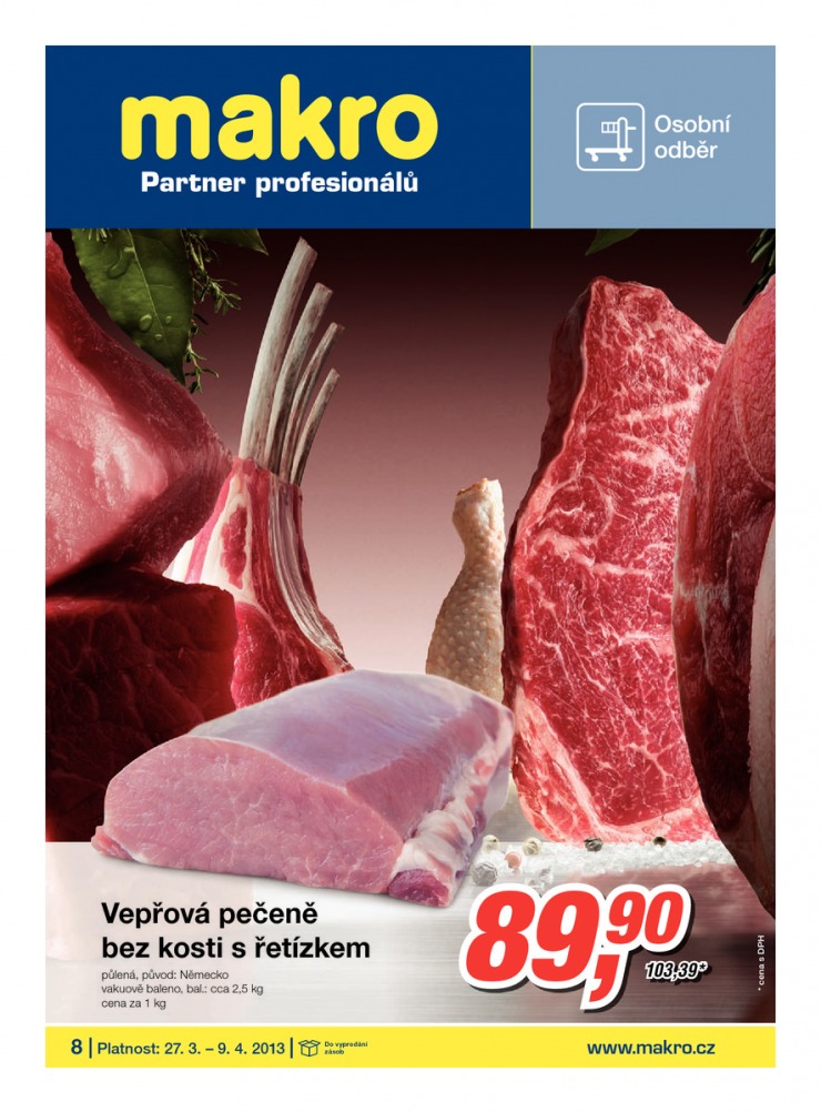 letk Makro Potraviny od 27.3.2013 strana 1