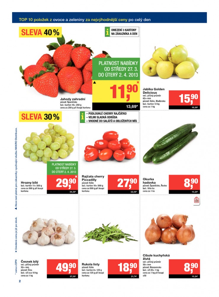 leták Makro Maloobchod od 27.3.2013 strana 1 leták Makro Maloobchod od 27.3.2013 strana 1
