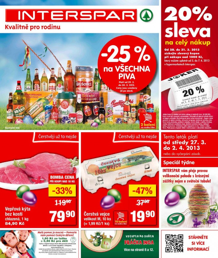 leták Interspar Akční nabídka od 27.3.2013 strana 1 leták Interspar Akční nabídka od 27.3.2013 strana 1
