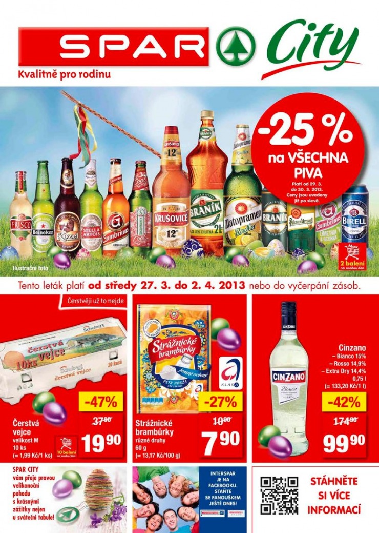 letk Interspar nabdka Spar City od 27.3.2013 strana 1