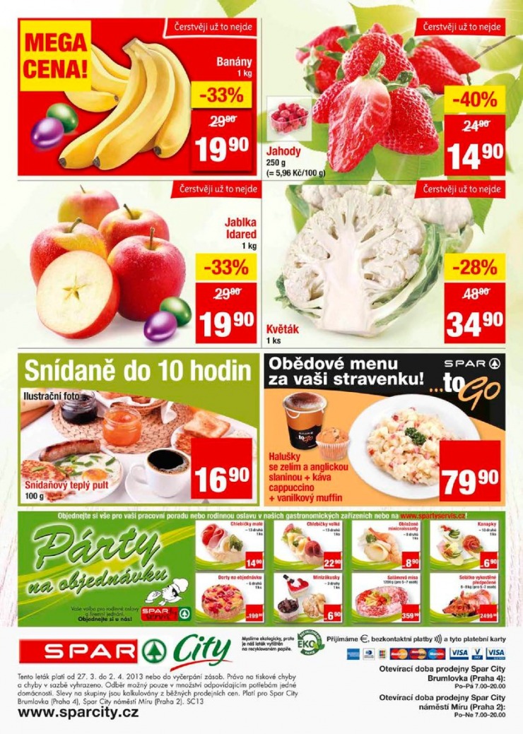 leták Interspar nabídka Spar City od 27.3.2013 strana 1 leták Interspar nabídka Spar City od 27.3.2013 strana 1