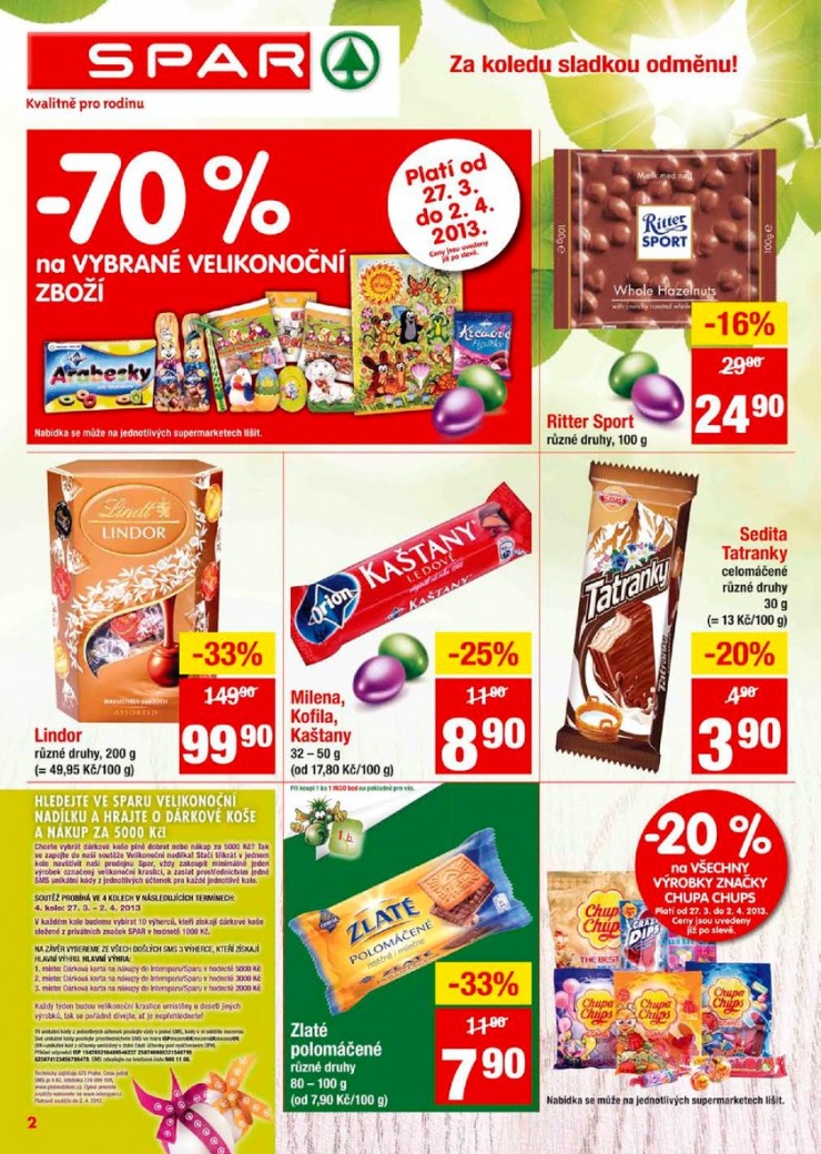 leták Interspar nabídka Spar od 27.3.2013 strana 1 leták Interspar nabídka Spar od 27.3.2013 strana 1