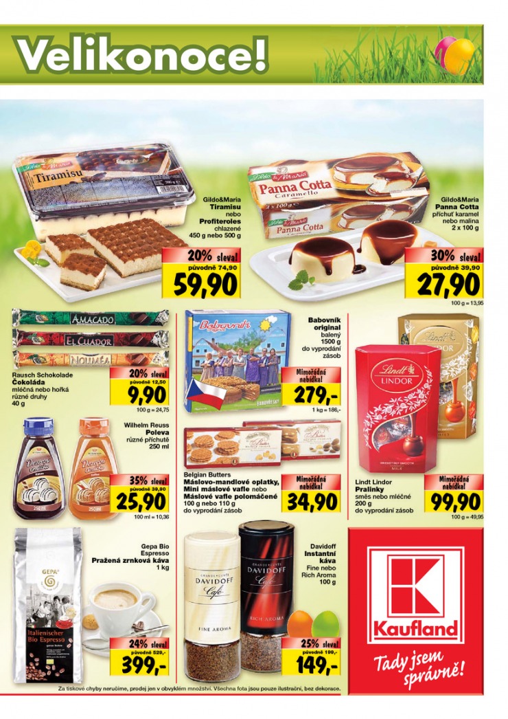 leták Kaufland Veselé velikonoce od 21.3.2013 strana 1 leták Kaufland Veselé velikonoce od 21.3.2013 strana 1