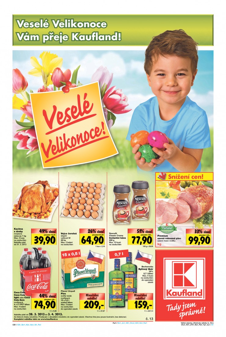leták Kaufland Aktuální nabídka od 28.3.2013 strana 1 leták Kaufland Aktuální nabídka od 28.3.2013 strana 1