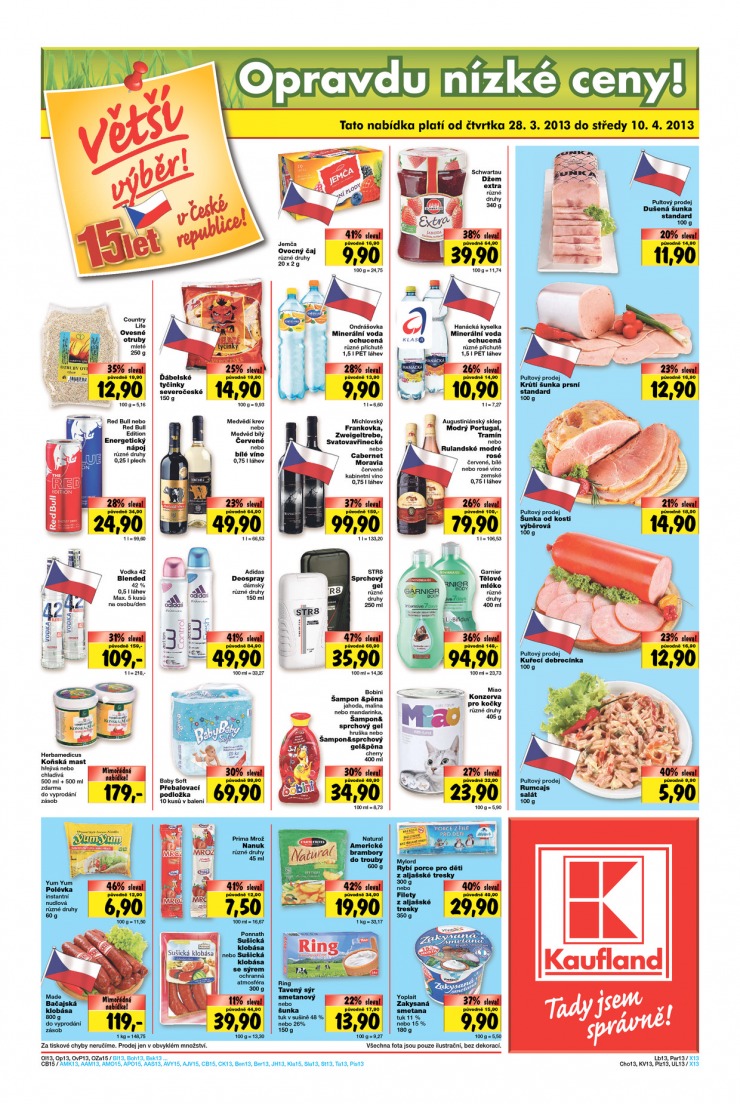 leták Kaufland Aktuální nabídka od 28.3.2013 strana 1 leták Kaufland Aktuální nabídka od 28.3.2013 strana 1