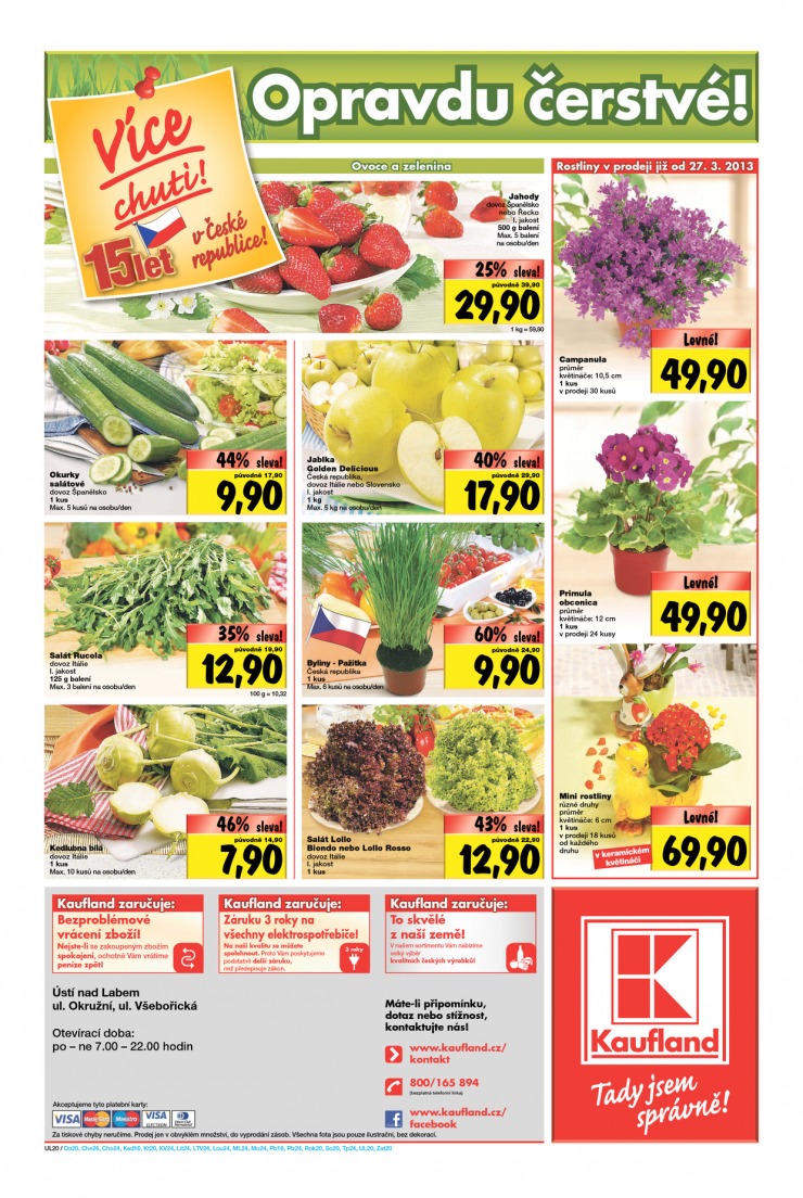 leták Kaufland Aktuální nabídka od 28.3.2013 strana 1 leták Kaufland Aktuální nabídka od 28.3.2013 strana 1