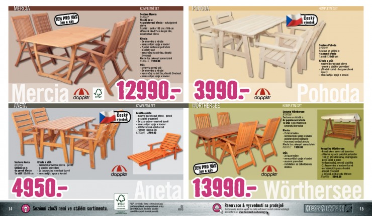 let�k Hornbach N�bytek, voln� �as od 1.4.2013 strana 1