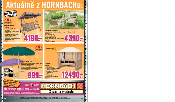 letk Hornbach Nbytek, voln as od 1.4.2013 strana 1