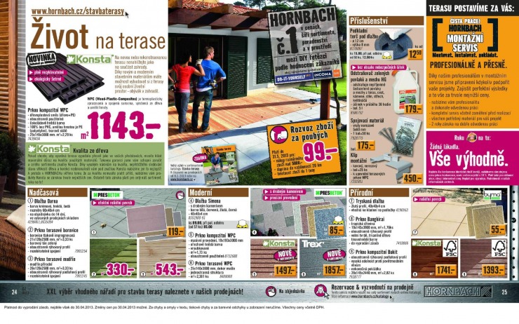 let�k Hornbach Aktu�ln� let�k od 1.4.2013 strana 1