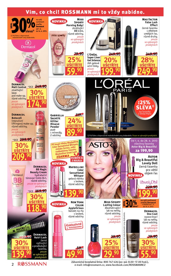 leták Rossmann Leták od 1.4.2013 strana 1 leták Rossmann Leták od 1.4.2013 strana 1