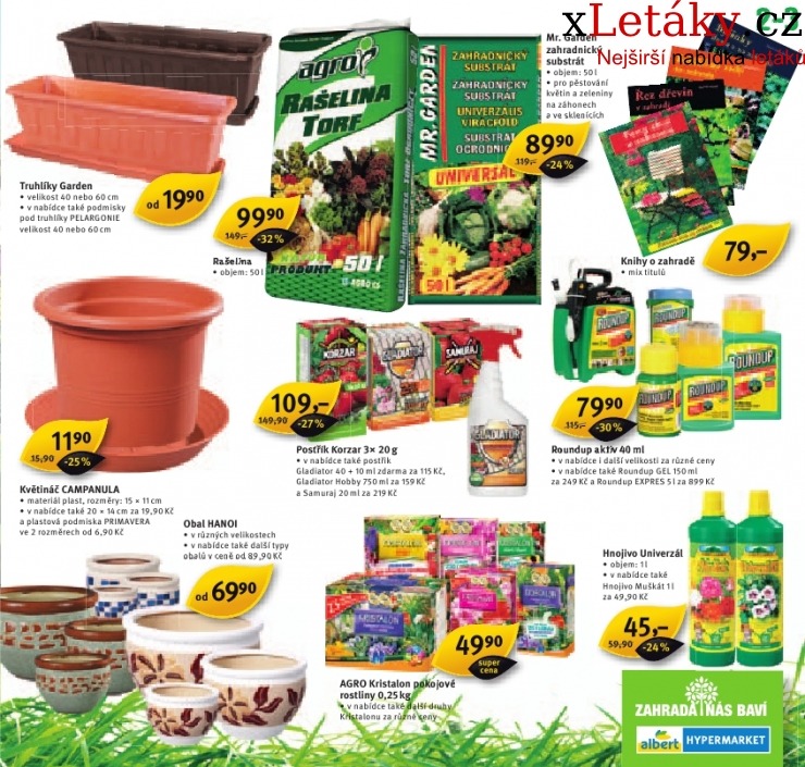 leták Albert Hypermarket - zahrada akční leták strana 1 leták Albert Hypermarket - zahrada akční leták strana 1