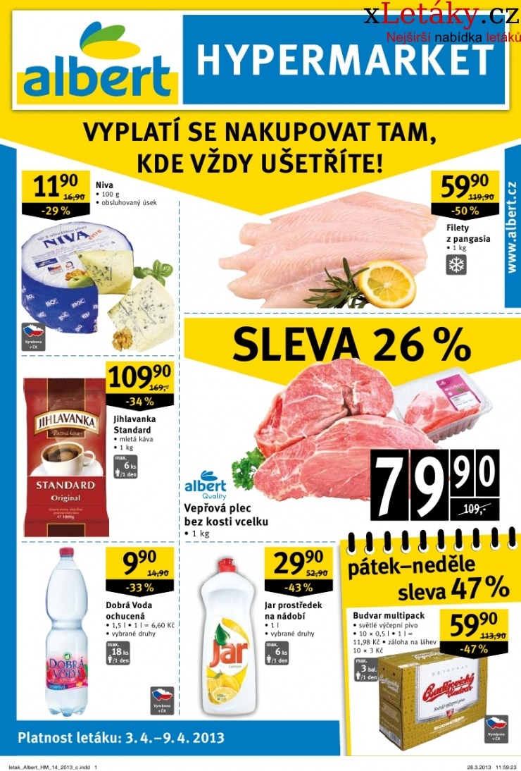 leták Albert Hypermarket akční leták strana 1 leták Albert Hypermarket akční leták strana 1