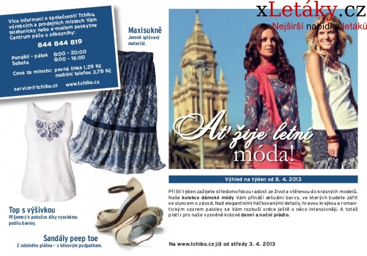 leták Tchibo leták strana 1 leták Tchibo leták strana 1