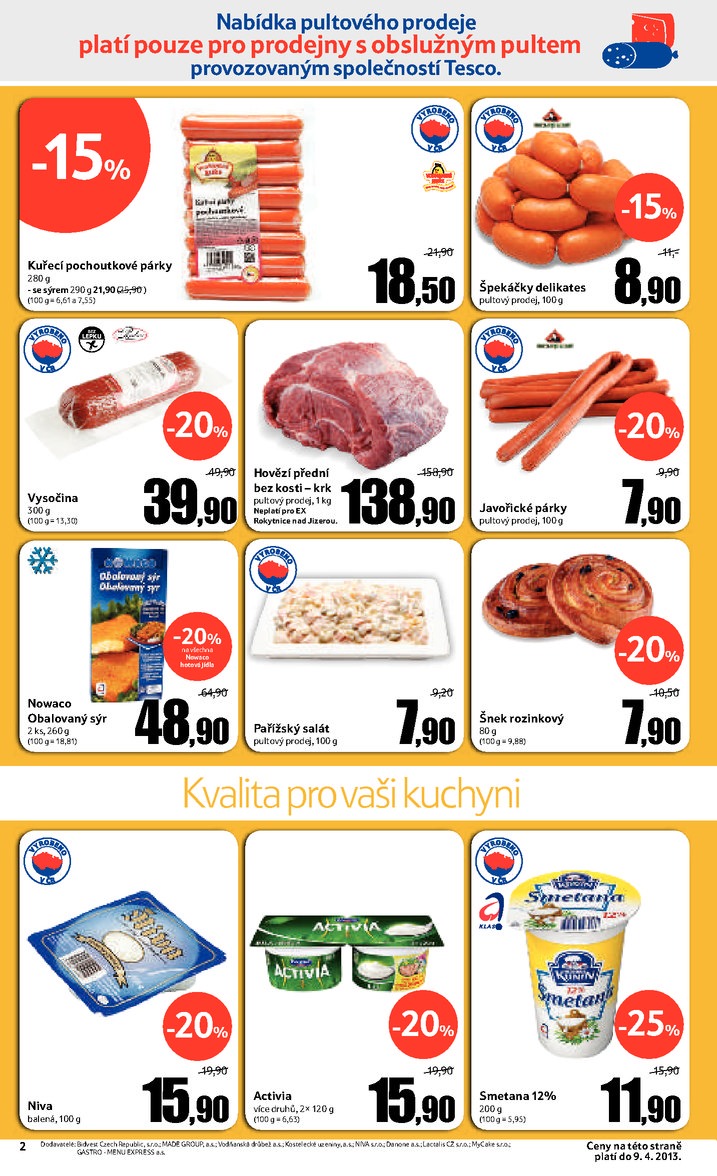 leták Tesco Expres obchody od 2.4.2013 strana 1 leták Tesco Expres obchody od 2.4.2013 strana 1
