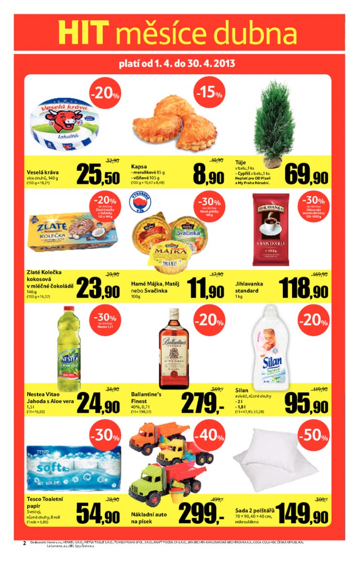 leták Tesco velké hypermarkety od 2.4.2013 strana 1 leták Tesco velké hypermarkety od 2.4.2013 strana 1
