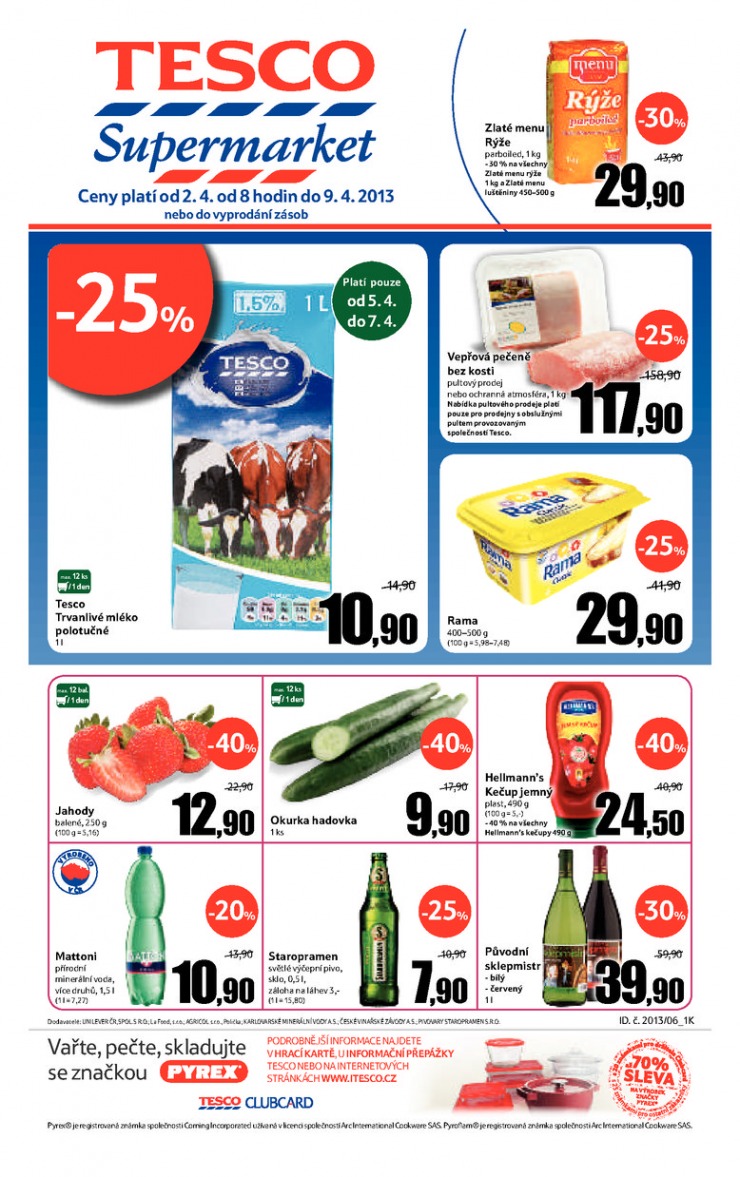letk Tesco supermarkety od 2.4.2013 strana 1