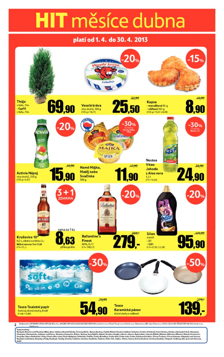 leták Tesco supermarkety od 2.4.2013 strana 1 leták Tesco supermarkety od 2.4.2013 strana 1