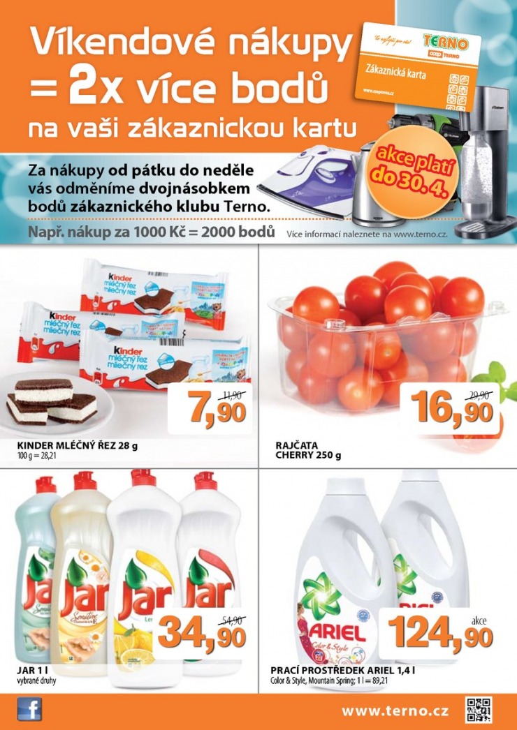 leták COOP Terno od 3.4.2013 strana 1 leták COOP Terno od 3.4.2013 strana 1