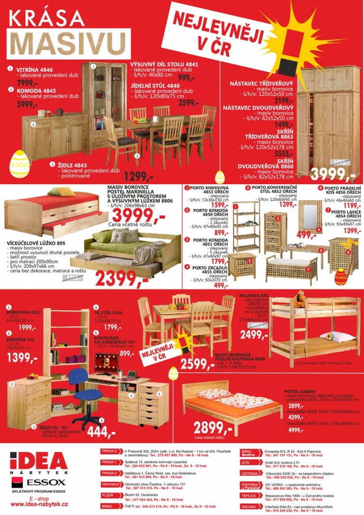 leták Idea nábytek Akční leták od 1.4.2013 strana 1 leták Idea nábytek Akční leták od 1.4.2013 strana 1