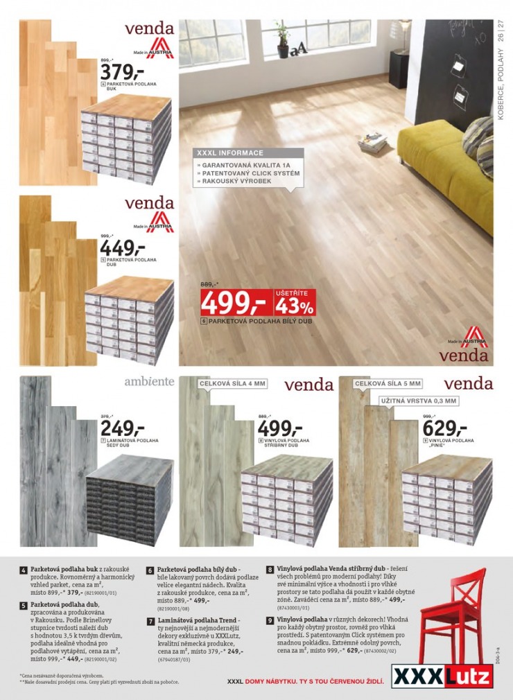 let�k XXXLutz Aktu�ln� prospekt od 1.4.2013 strana 1