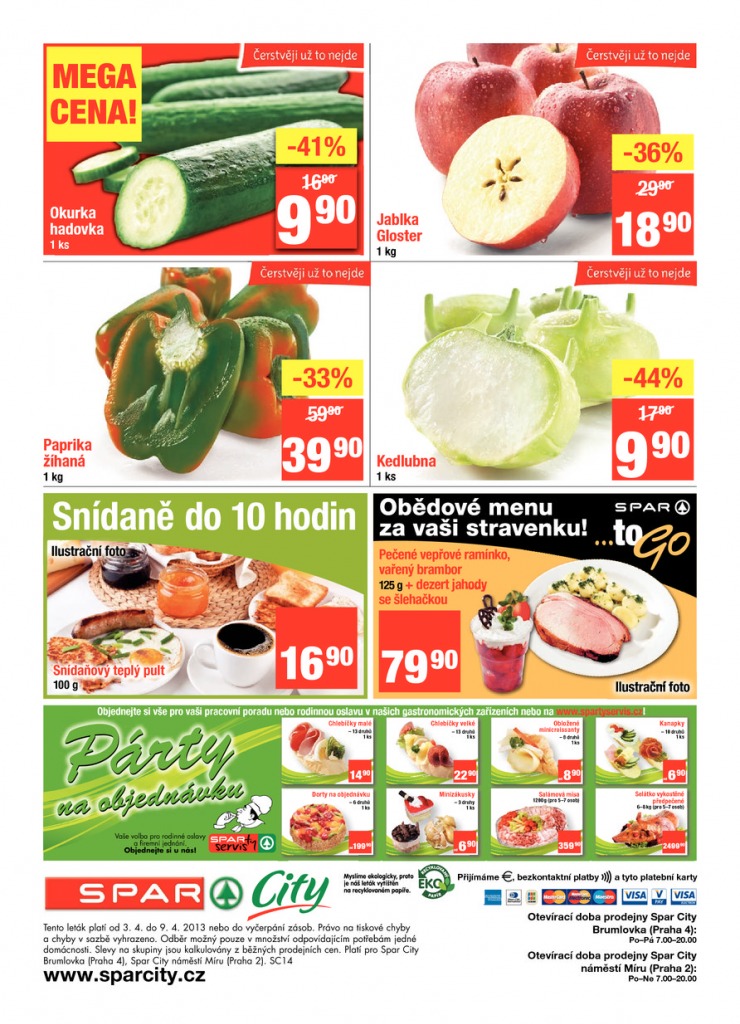 leták Interspar nabídka Spar City od 3.4.2013 strana 1 leták Interspar nabídka Spar City od 3.4.2013 strana 1