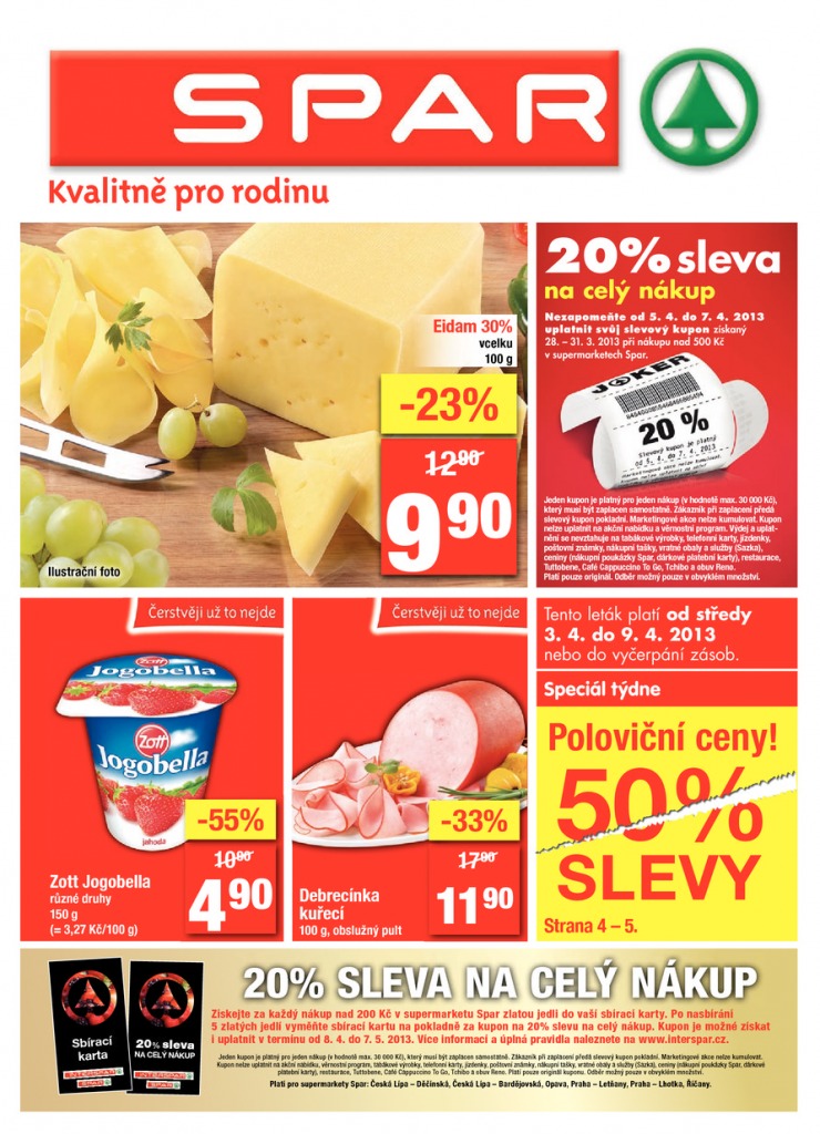 letk Interspar nabdka Spar od 3.4.2013 strana 1