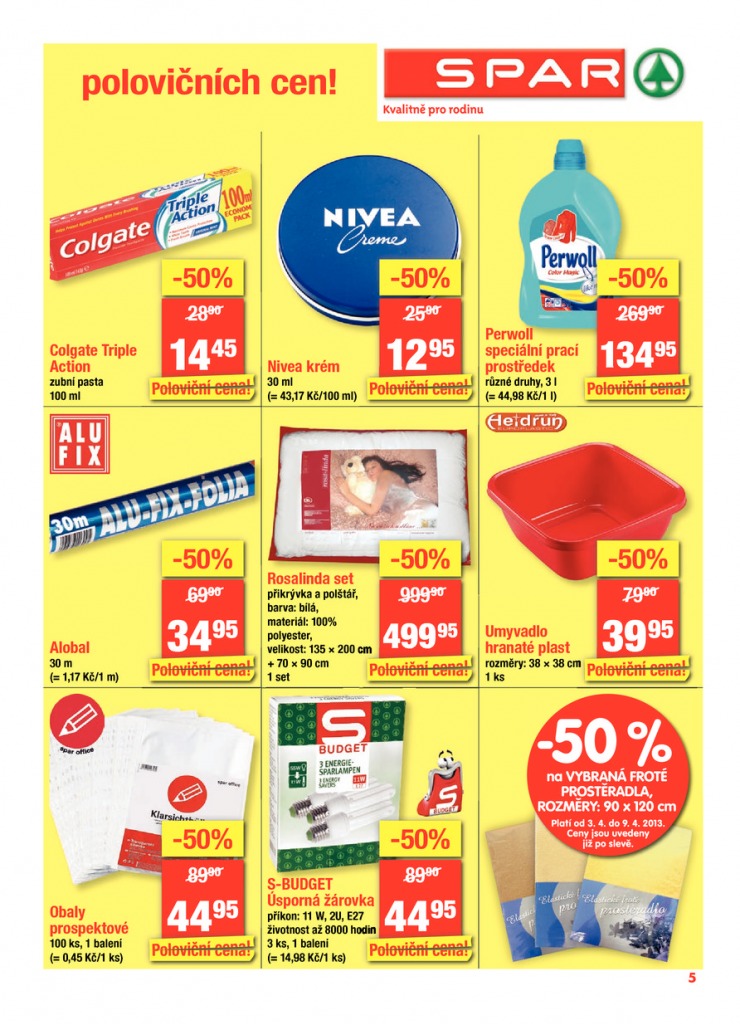 leták Interspar nabídka Spar od 3.4.2013 strana 1 leták Interspar nabídka Spar od 3.4.2013 strana 1