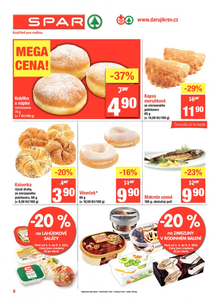 leták Interspar nabídka Spar od 3.4.2013 strana 1 leták Interspar nabídka Spar od 3.4.2013 strana 1