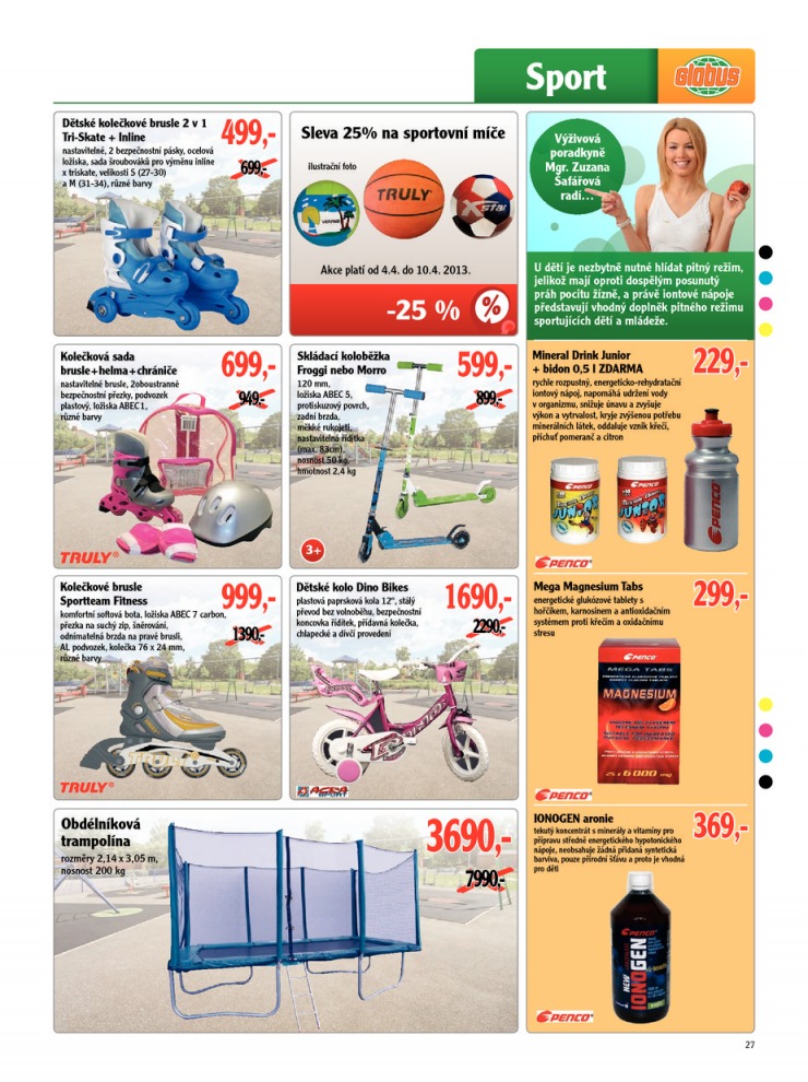 leták Globus Naše noviny od 4.4.2013  strana 1 leták Globus Naše noviny od 4.4.2013 strana 1