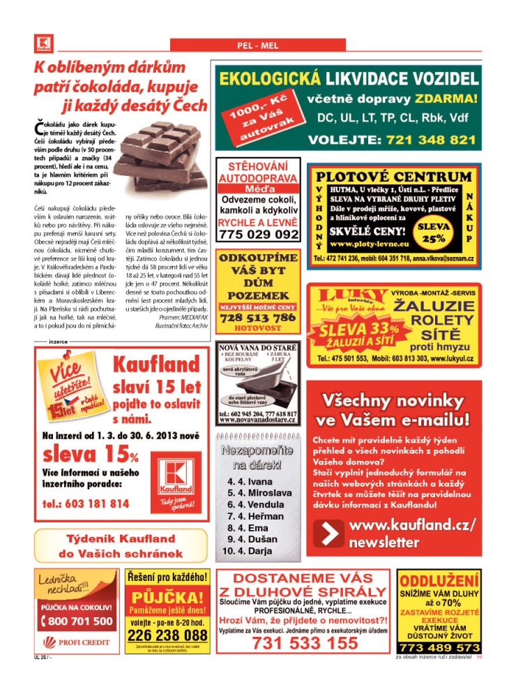 let�k Kaufland nab�dka od 4.4.2013 strana 1