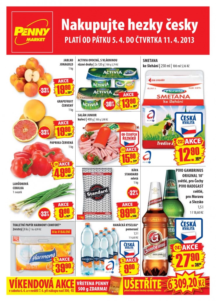 letk Penny Aktuln nabdka od 5.4.2013 strana 1
