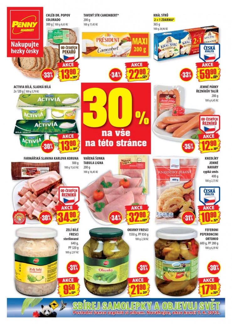 let�k Penny Aktu�ln� nab�dka od 5.4.2013 strana 1